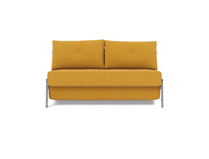 Canapea extensibila Cubed Chrome 140x200cm, tesatura la alegere #material_536-boucl-ochre