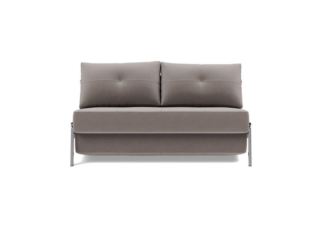 Canapea extensibila Cubed Chrome 140x200cm, tesatura la alegere #material_418-esina-truffle