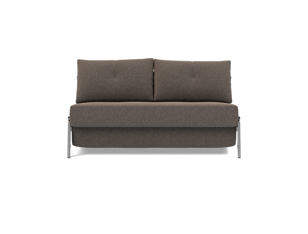 Canapea extensibila Cubed Chrome 140x200cm, tesatura la alegere #material_530-boucl-taupe