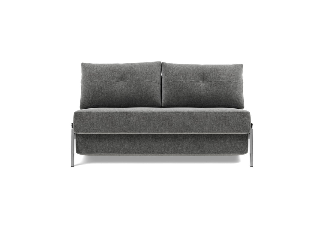 Canapea extensibila Cubed Chrome 140x200cm, tesatura la alegere #material_563-twist-charcoal
