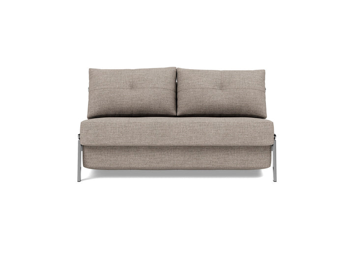 Canapea extensibila Cubed Chrome 140x200cm, tesatura la alegere #material_472-yuveno-warm-grey