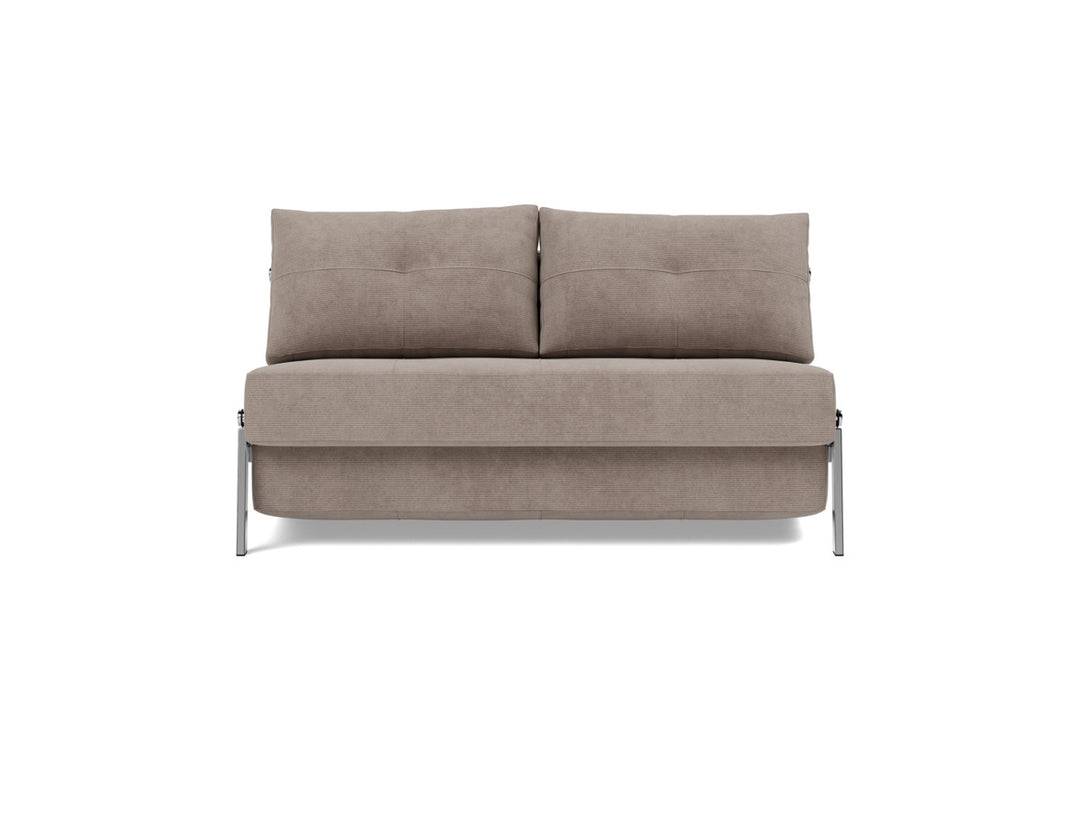 Canapea extensibila Cubed Chrome 140x200cm, tesatura la alegere #material_318-cordufine-beige