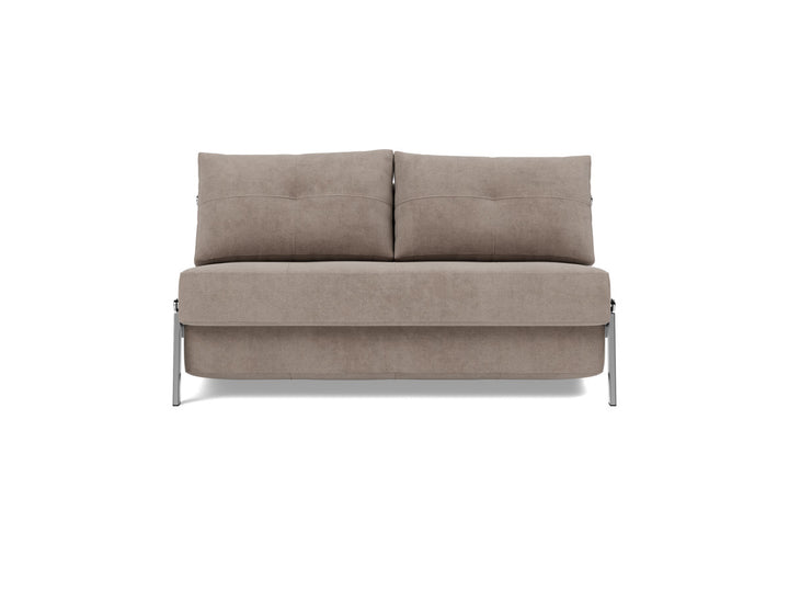 Canapea extensibila Cubed Chrome 140x200cm, tesatura la alegere #material_318-cordufine-beige