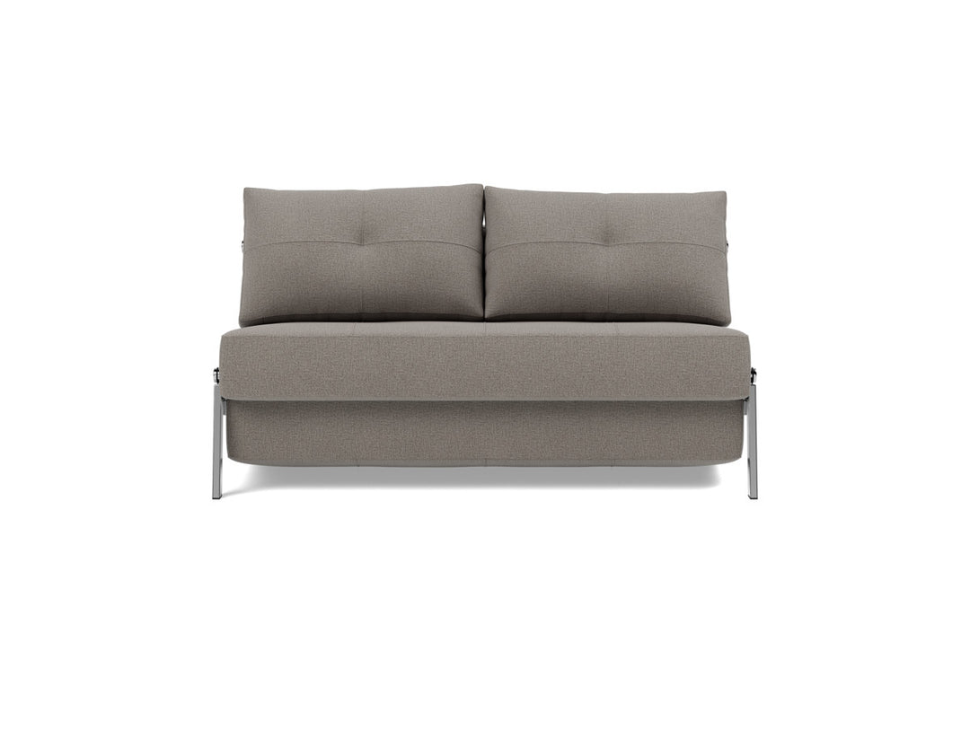 Canapea extensibila Cubed Chrome 140x200cm, tesatura la alegere #material_521-mixed-dance-grey
