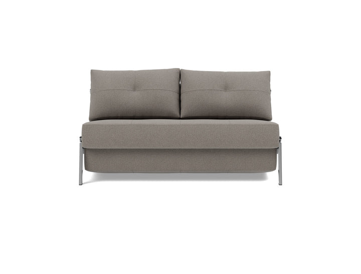 Canapea extensibila Cubed Chrome 140x200cm, tesatura la alegere #material_521-mixed-dance-grey