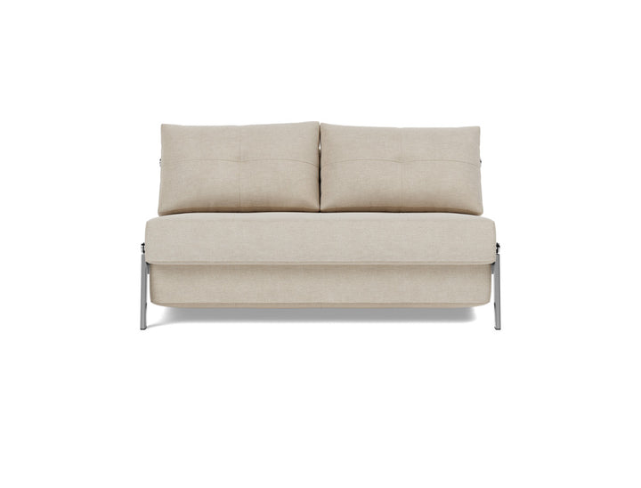 Canapea extensibila Cubed Chrome 140x200cm, tesatura la alegere #material_586-phobos-latte