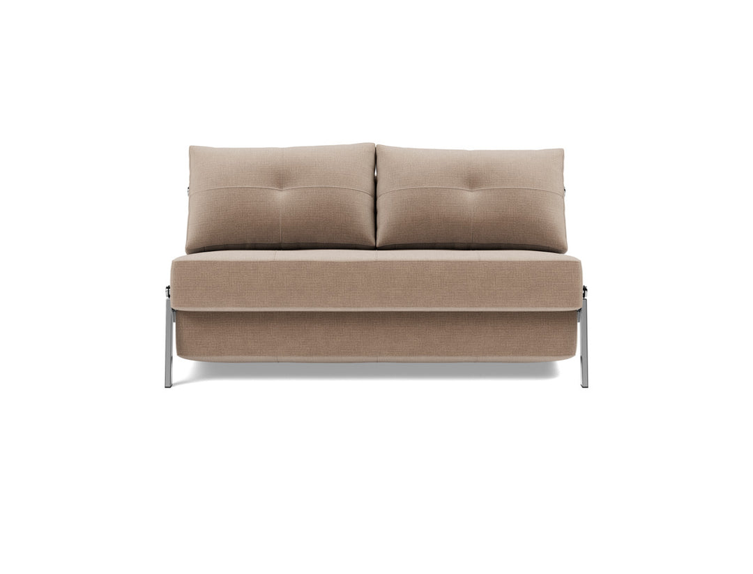 Canapea extensibila Cubed Chrome 140x200cm, tesatura la alegere #material_417-esina-mocha