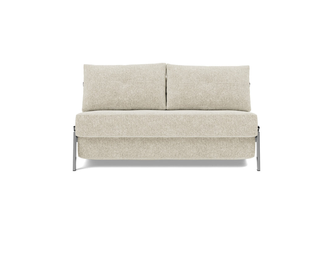 Canapea extensibila Cubed Chrome 140x200cm, tesatura la alegere #material_357-taura-off-white