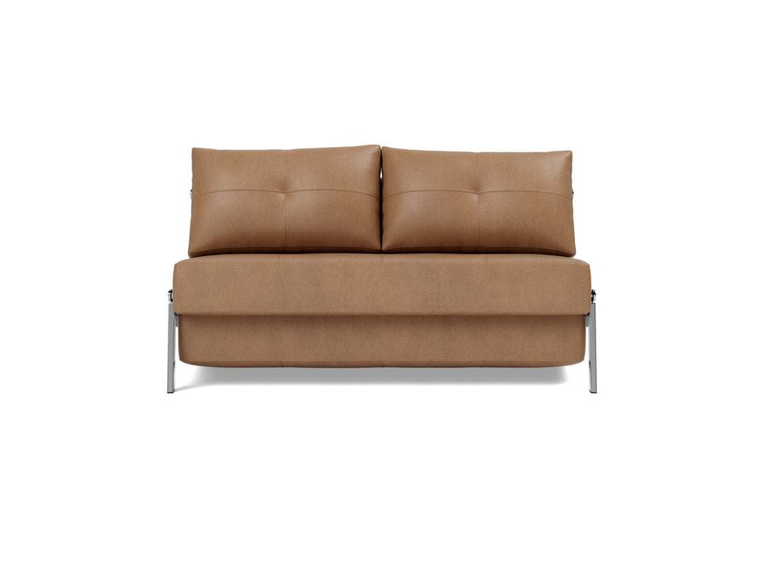 Canapea extensibila Cubed Chrome 140x200cm, tesatura la alegere #material_551-faunal-brown