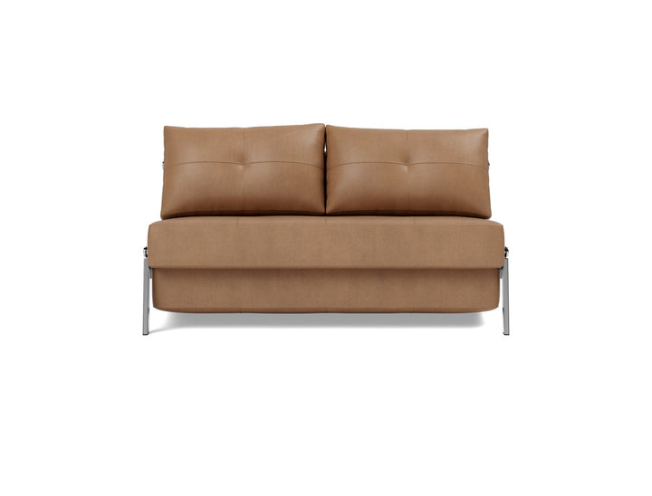 Canapea extensibila Cubed Chrome 140x200cm, tesatura la alegere #material_551-faunal-brown