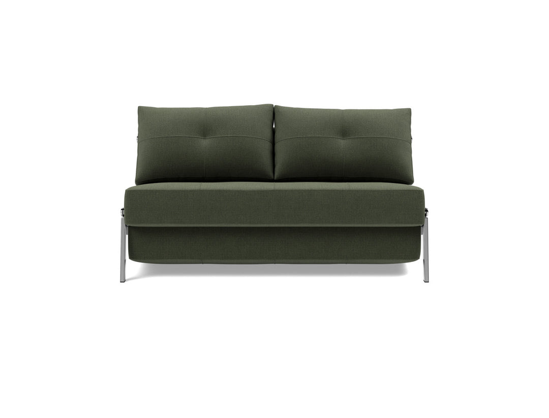 Canapea extensibila Cubed Chrome 140x200cm, tesatura la alegere #material_413-esina-olive-green