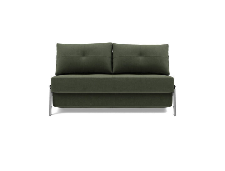Canapea extensibila Cubed Chrome 140x200cm, tesatura la alegere #material_413-esina-olive-green