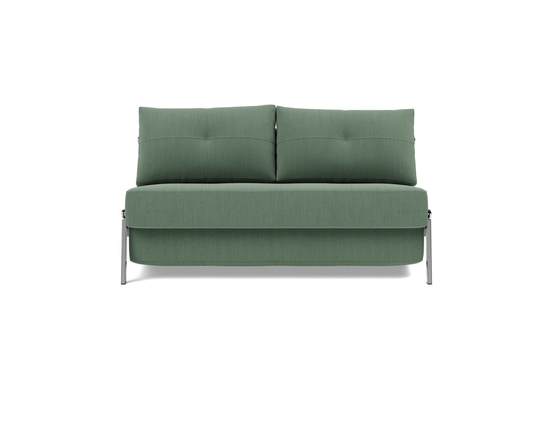 Canapea extensibila Cubed Chrome 140x200cm, tesatura la alegere #material_518-elegance-green