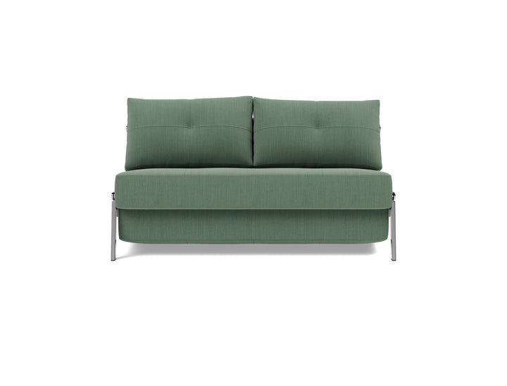 Canapea extensibila Cubed Chrome 140x200cm, tesatura la alegere #material_518-elegance-green
