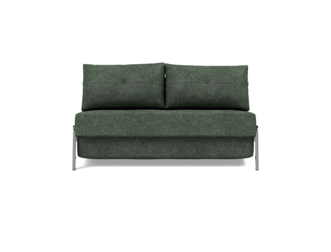 Canapea extensibila Cubed Chrome 140x200cm, tesatura la alegere #material_281-avella-pine-green