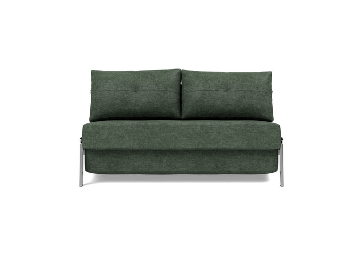 Canapea extensibila Cubed Chrome 140x200cm, tesatura la alegere #material_281-avella-pine-green