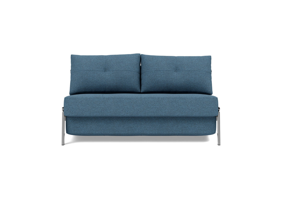 Canapea extensibila Cubed Chrome 140x200cm, tesatura la alegere #material_302-weda-blue