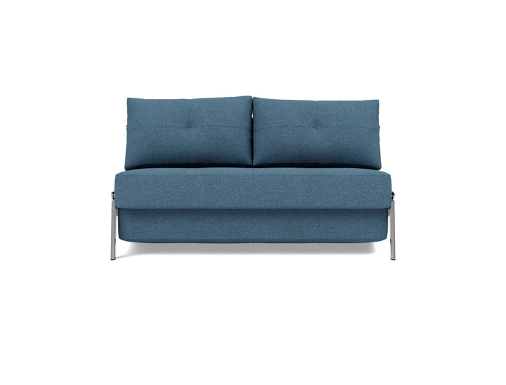 Canapea extensibila Cubed Chrome 140x200cm, tesatura la alegere #material_302-weda-blue
