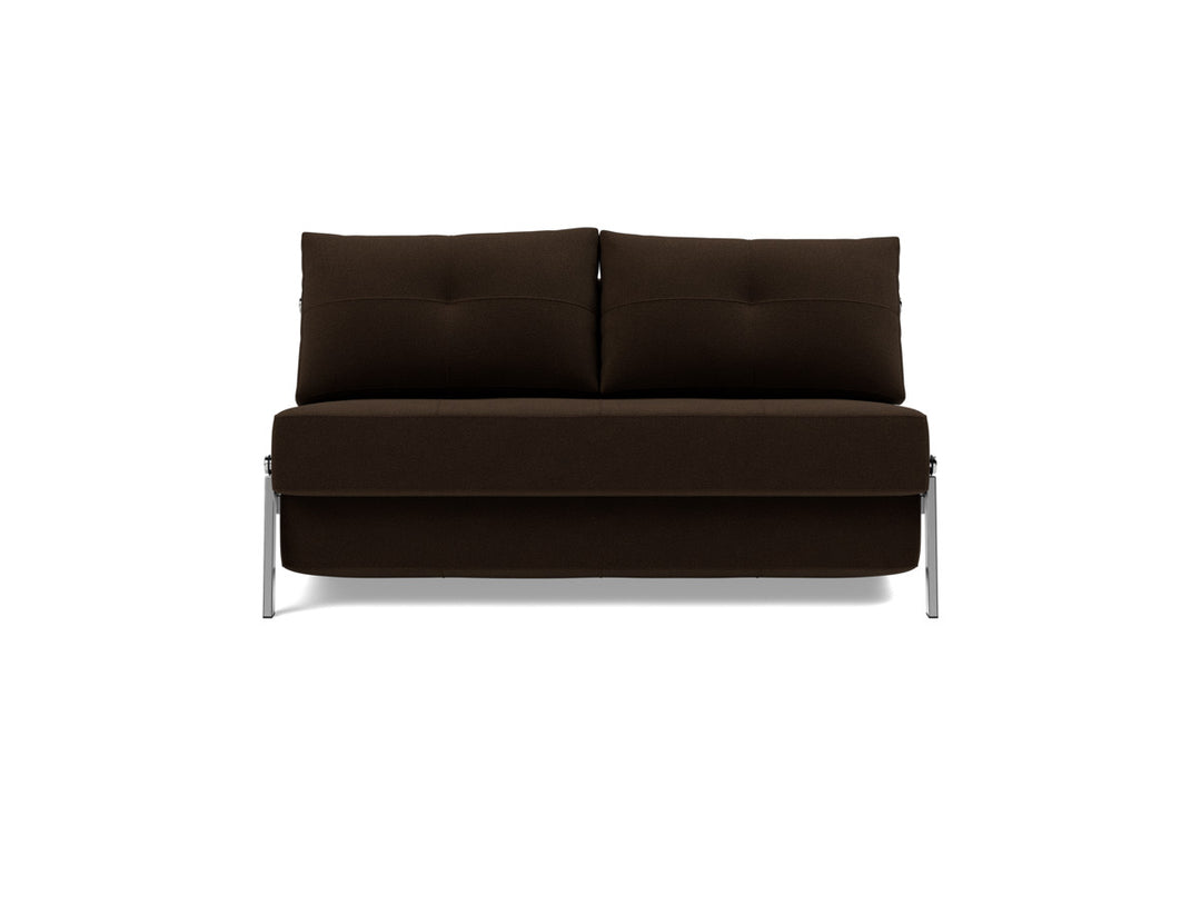 Canapea extensibila Cubed Chrome 140x200cm, tesatura la alegere #material_358-taura-chocco