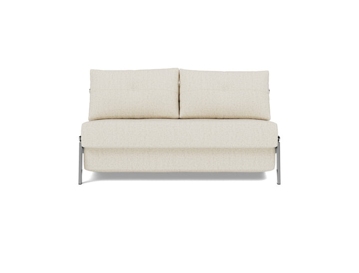 Canapea extensibila Cubed Chrome 140x200cm, tesatura la alegere #material_531-boucl-off-white