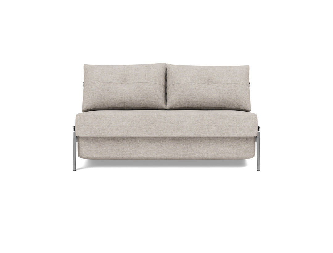 Canapea extensibila Cubed Chrome 140x200cm, tesatura la alegere #material_471-yuveno-sand