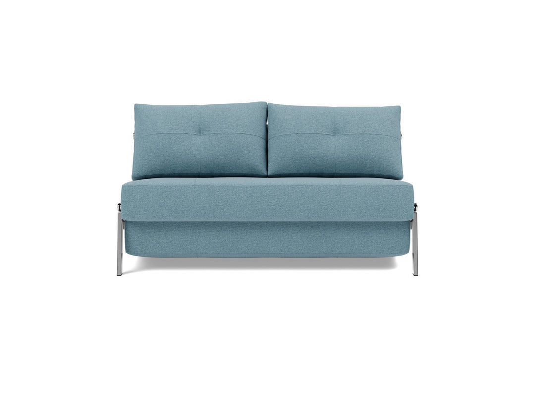 Canapea extensibila Cubed Chrome 140x200cm, tesatura la alegere #material_525-mixed-dance-light-blue