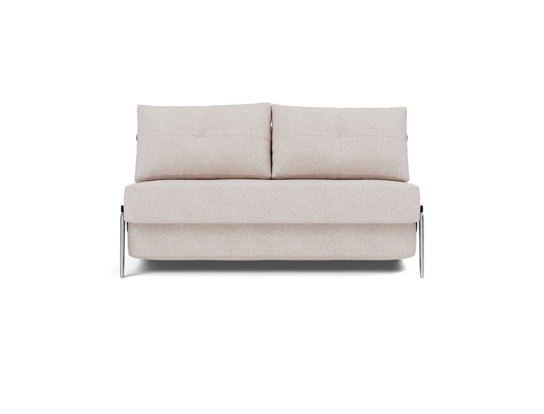 Canapea extensibila Cubed Alu 140x200cm, tesatura la alegere #material_300-weda-sand