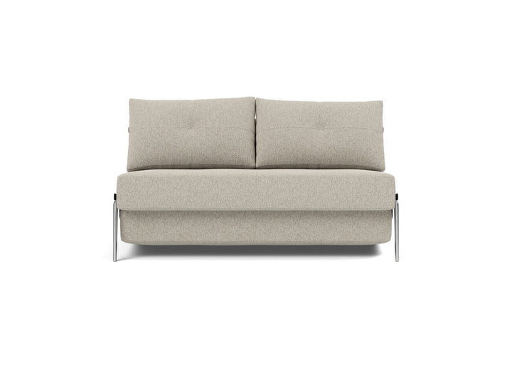Canapea extensibila Cubed Alu 140x200cm, tesatura la alegere #material_539-boucl-beige