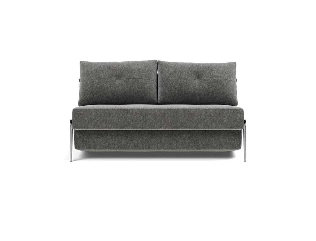 Canapea extensibila Cubed Alu 140x200cm, tesatura la alegere #material_563-twist-charcoal