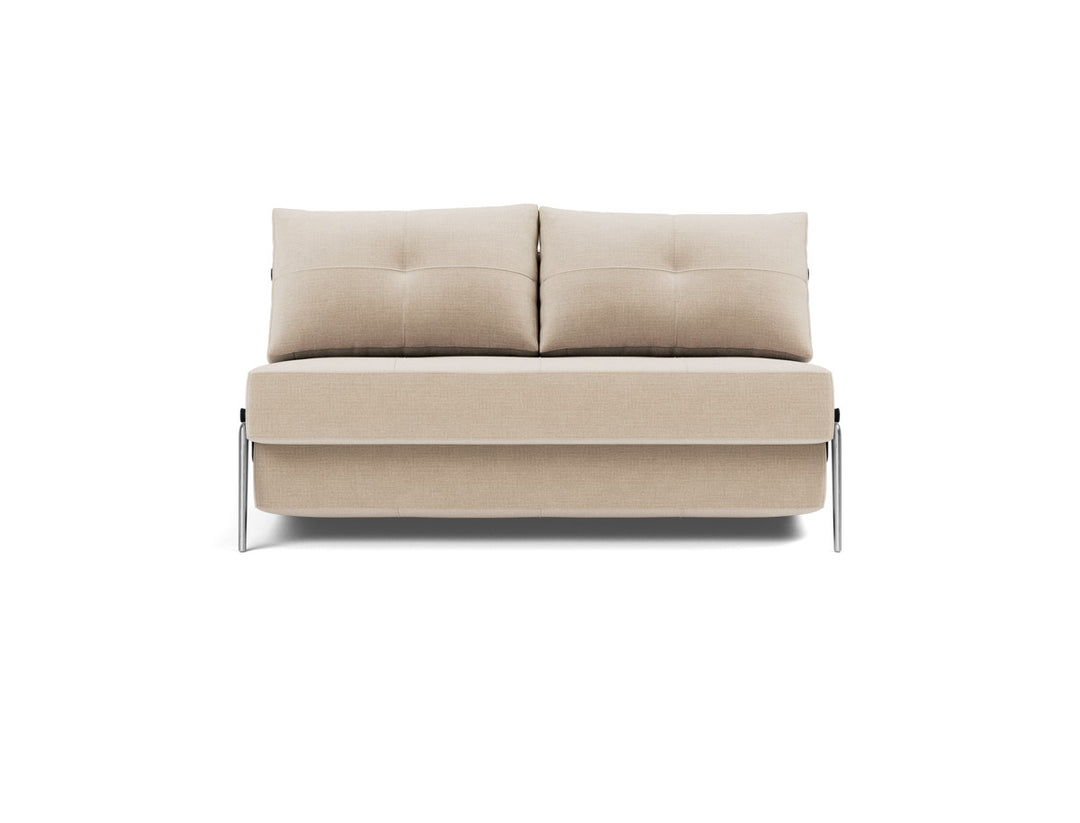 Canapea extensibila Cubed Alu 140x200cm, tesatura la alegere #material_410-esina-almond