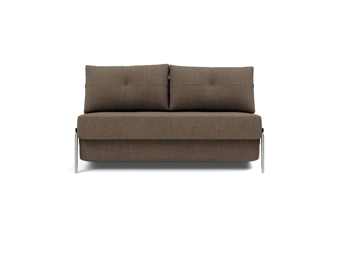 Canapea extensibila Cubed Alu 140x200cm, tesatura la alegere #material_411-esina-cedar-brown