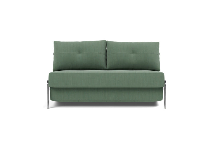 Canapea extensibila Cubed Alu 140x200cm, tesatura la alegere #material_518-elegance-green