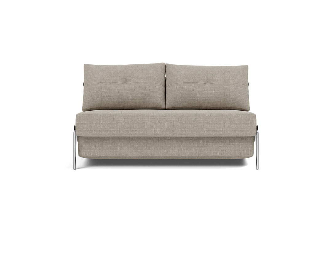 Canapea extensibila Cubed Alu 140x200cm, tesatura la alegere #material_579-kenya-gravel