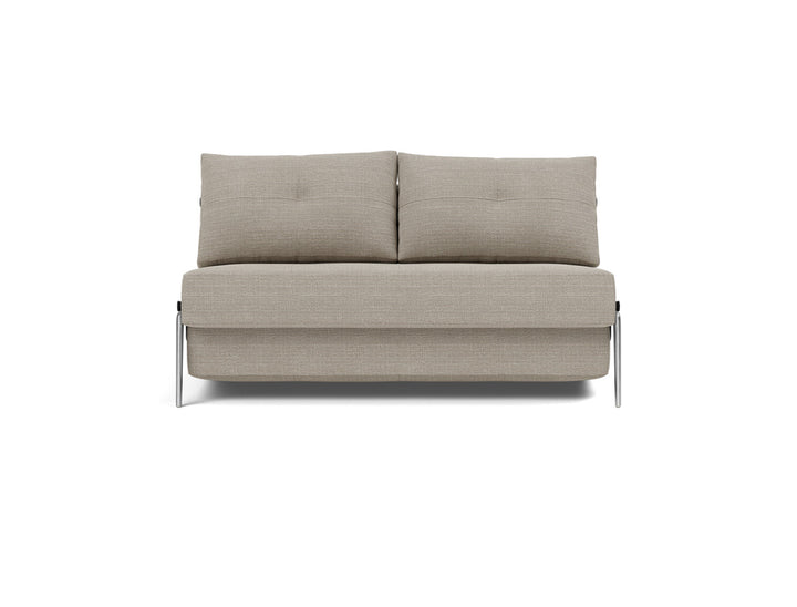 Canapea extensibila Cubed Alu 140x200cm, tesatura la alegere #material_579-kenya-gravel