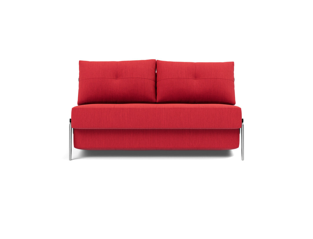 Canapea extensibila Cubed Alu 140x200cm, tesatura la alegere #material_511-elegance-red