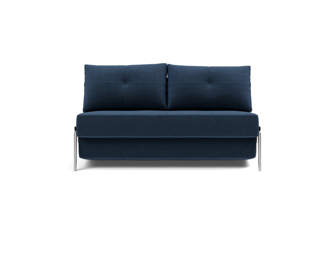 Canapea extensibila Cubed Alu 140x200cm, tesatura la alegere #material_414-esina-indigo-blue