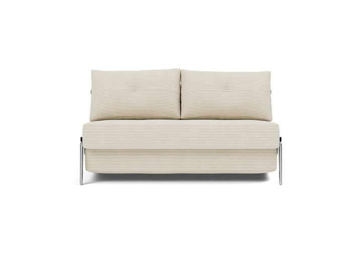 Canapea extensibila Cubed Alu 140x200cm, tesatura la alegere #material_594-corduroy-ivory