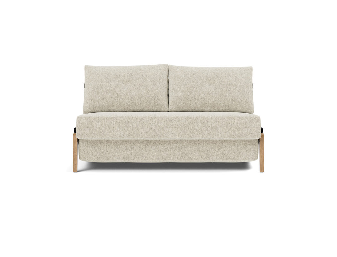 Canapea extensibila Cubed Wood 140x200cm, tesatura la alegere #material_357-taura-off-white