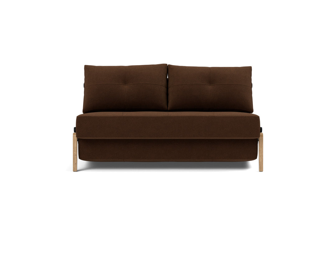 Canapea extensibila Cubed Wood 140x200cm, tesatura la alegere #material_359-taura-cappuccino