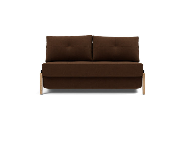 Canapea extensibila Cubed Wood 140x200cm, tesatura la alegere #material_359-taura-cappuccino