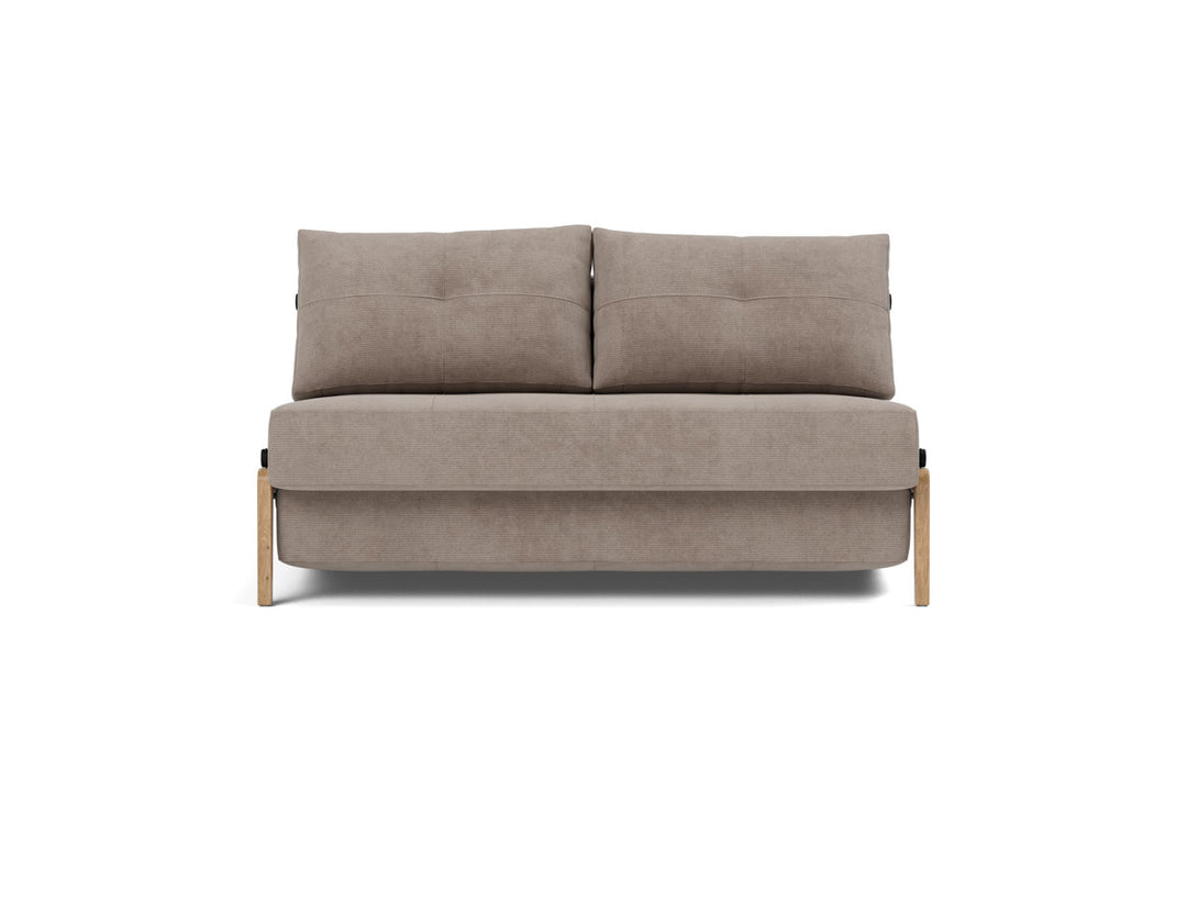 Canapea extensibila Cubed Wood 140x200cm, tesatura la alegere #material_318-cordufine-beige