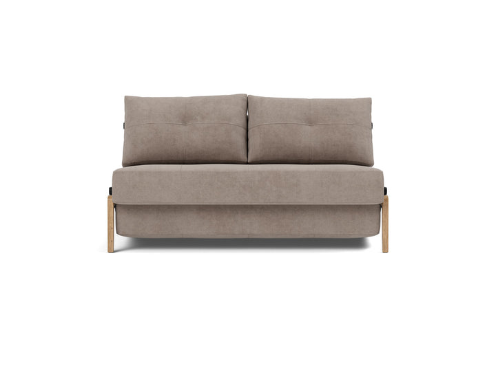 Canapea extensibila Cubed Wood 140x200cm, tesatura la alegere #material_318-cordufine-beige