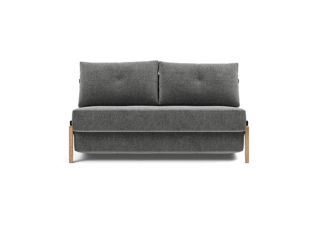 Canapea extensibila Cubed Wood 140x200cm, tesatura la alegere #material_563-twist-charcoal