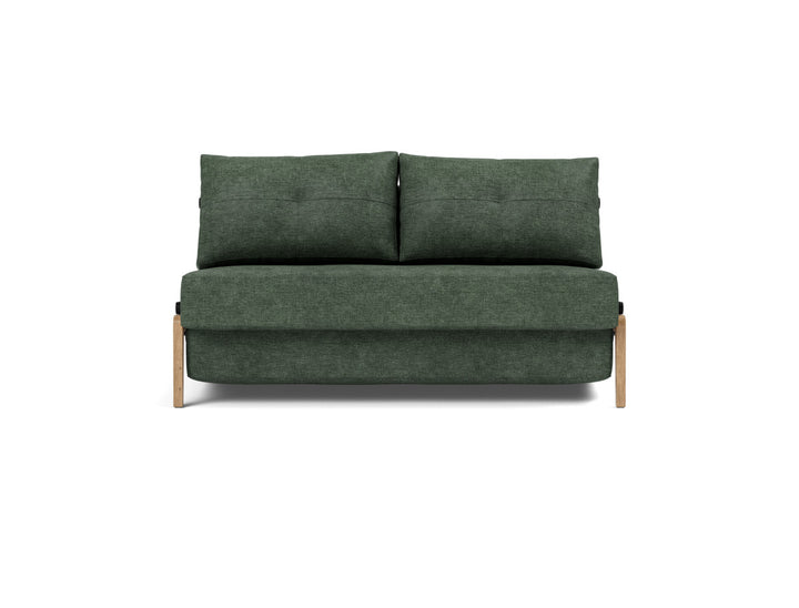 Canapea extensibila Cubed Wood 140x200cm, tesatura la alegere #material_281-avella-pine-green