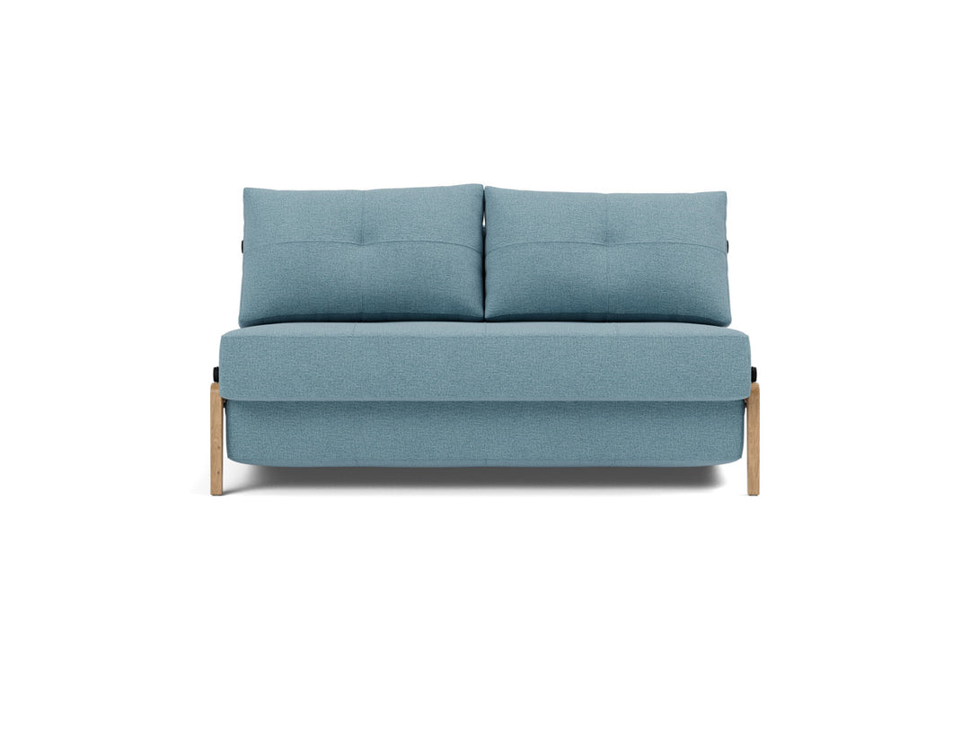 Canapea extensibila Cubed Wood 140x200cm, tesatura la alegere #material_525-mixed-dance-light-blue