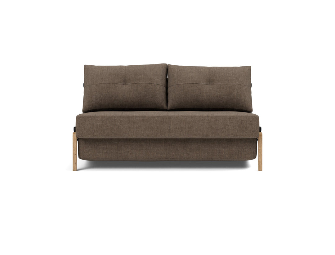 Canapea extensibila Cubed Wood 140x200cm, tesatura la alegere #material_411-esina-cedar-brown