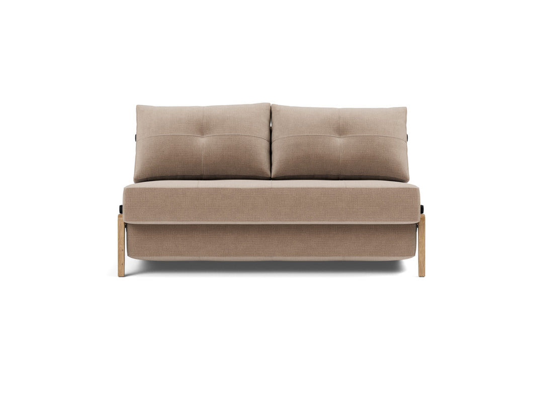 Canapea extensibila Cubed Wood 140x200cm, tesatura la alegere #material_417-esina-mocha