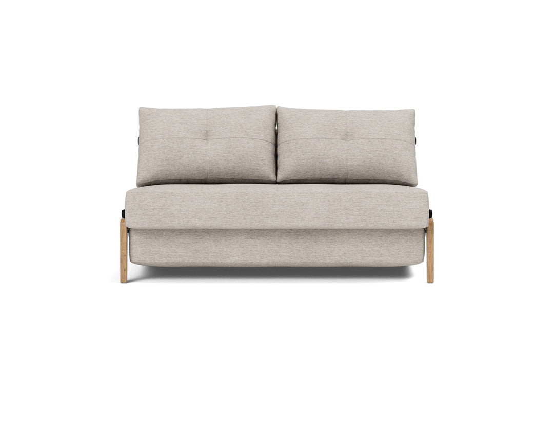 Canapea extensibila Cubed Wood 140x200cm, tesatura la alegere #material_471-yuveno-sand