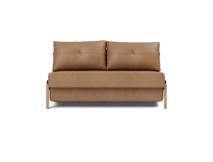 Canapea extensibila Cubed Wood 140x200cm, tesatura la alegere #material_551-faunal-brown