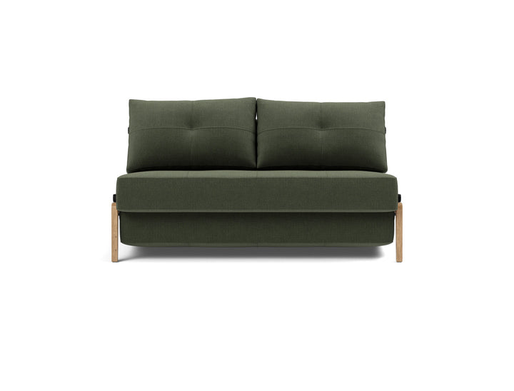 Canapea extensibila Cubed Wood 140x200cm, tesatura la alegere #material_413-esina-olive-green